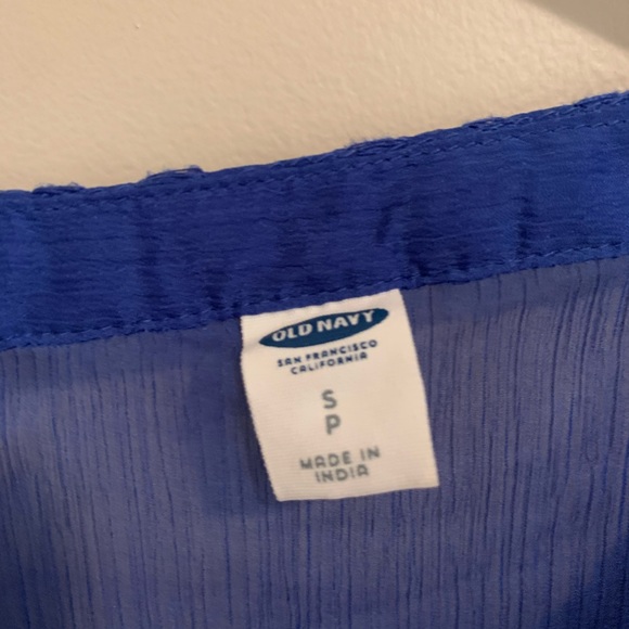 Sheer Cobalt Blouse from Old Navy - Picture 5 of 5